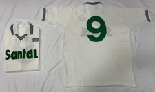 Maglia Avellino Bianca  N°9 Ramon Diaz Acrilico Calcio Vintage 1985/86 Lanetta