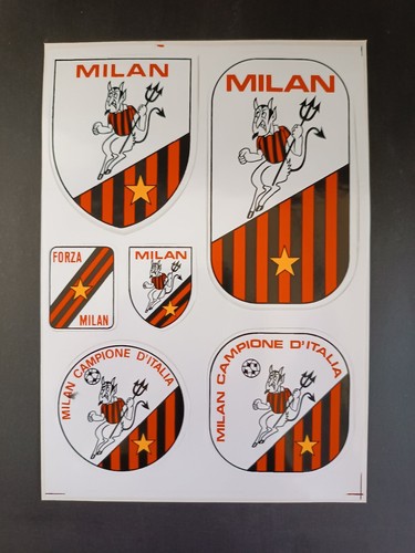 Adesivo milan composizione - adesivo,