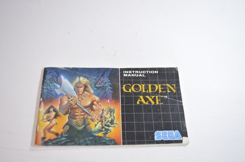 Nota golden axe - axe, booklet