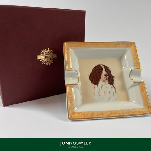 Purdey spaniel cigar ashtray - cigar,