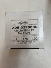 Alwitco X05 0375005 Silenziatore asciugatrice aria 1/2 pollice maschio NPT