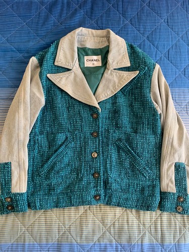Rare chanel 22p blue - tweed, and