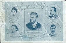 cn149 cartolina bologna citta' personaggi conte bonamartini bonetti naldi murri