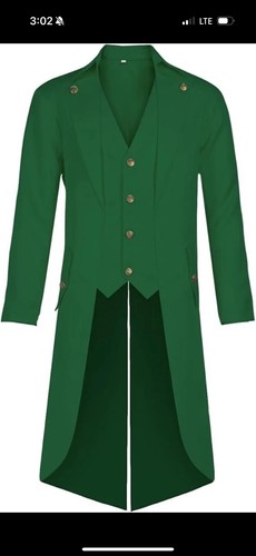 Giacca costume folletto verde