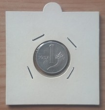 1 Lira 1957 FDC 