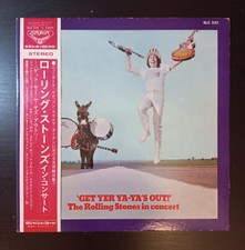 ROLLING STONES Get Yer Ya-Ya's Out! In Concert 1970 LP JAPAN OBI The Who BEATLES