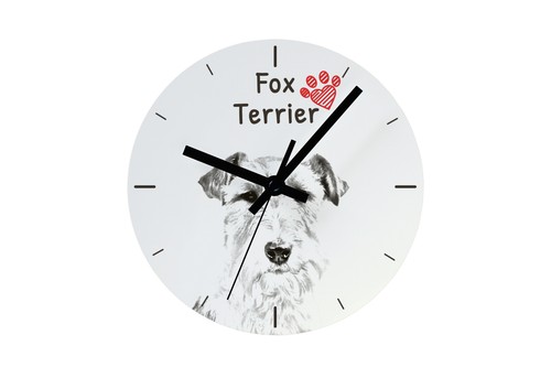 Orologio fox terrier drahthaar - orologio,