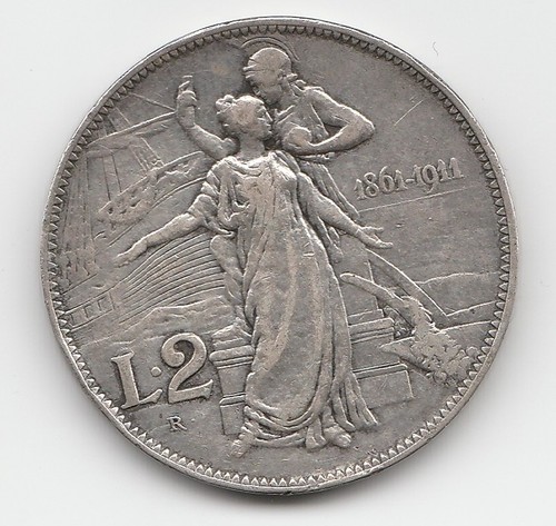 Lire 1911 vittorio emanuele - 2,