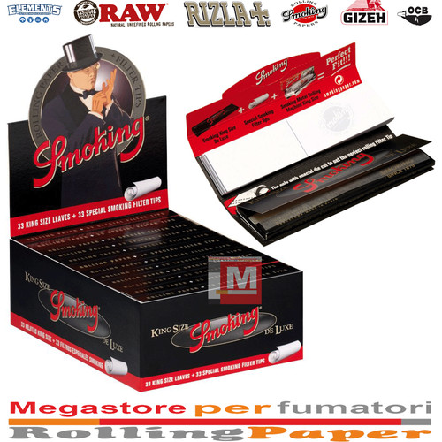 Cartine smoking deluxe slim - cartine, ks