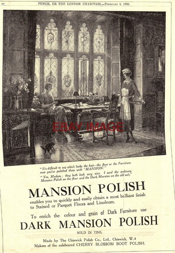 Advert mansion polish - polish, parquet