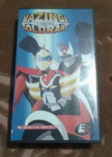 Vhs goldrake contro mazinga - contro, 90