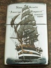 ZIPPO LIGHTER  AMERIGO VESPUCCI  COMPASSO  SERIE SPECIALE NUMERATA 0372 1995