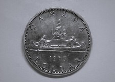 CANADA ELIZABETH II D.G. REGINA 1 DOLLARO D'ARGENTO 1965