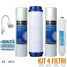4 Kit 4 Filtri depuratore