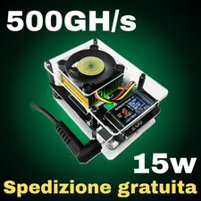 NMAxe NMMiner ASIC BM1366 | 500–600Gh/s | Display a colori | Solo Bitcoin Miner