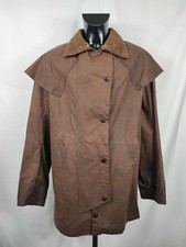 RARO Barbour Backhouse marrone C44/112 cm Man Riding Brown Wax Jacket size XL...