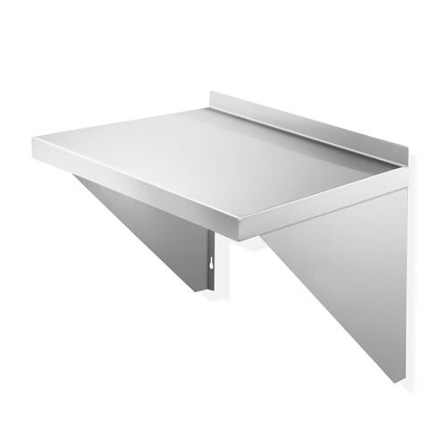 Mensola acciaio inox x - acciaio, 18"