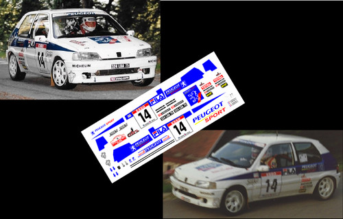 Decals peugeot 106 - 1/43],