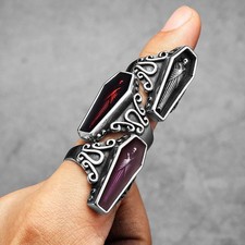 Anello Bara Vampiro Gotico -