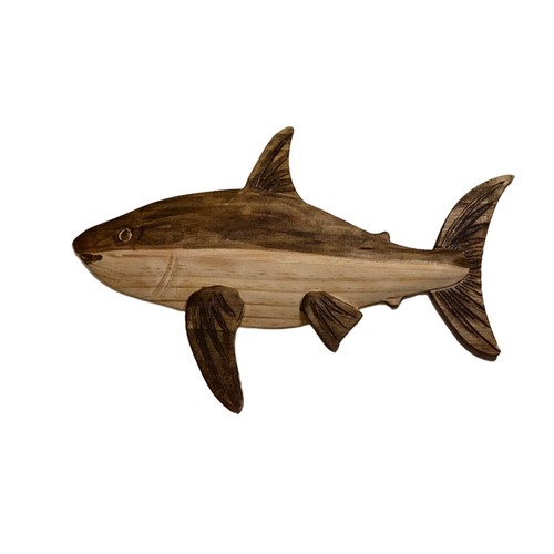 Decorazione nel legno pesce - decorazione,