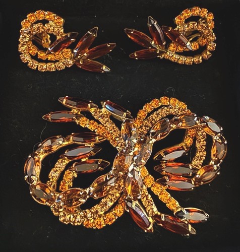Orecchini spilla strass - spilla,