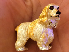 Spilla Vintage In Smalto Con