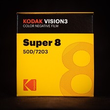 Kodak VISION3 Super 8 Pellicola negativa a colori 8 mm (50D/7203)