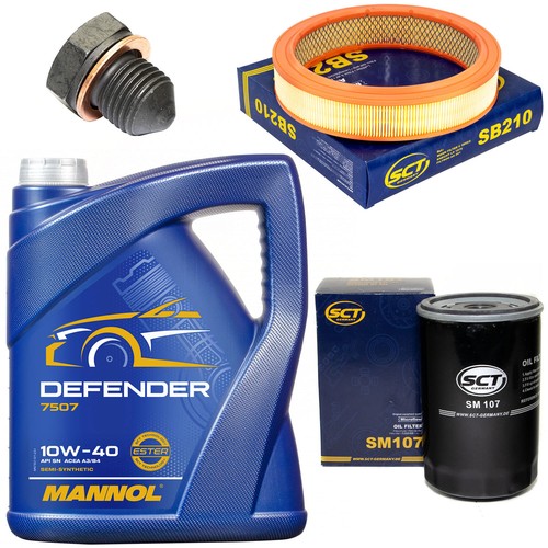 Set olio motore 10w40 - set, +