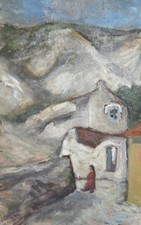 Dipinto ad olio paesaggio