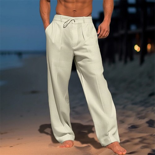 Pantaloni lino uomo - di,