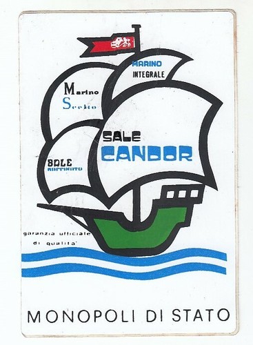 Adesivo sale candor monopoli - adesivo,