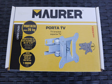 Supporto Staffa Porta Tv Per Tv 1 Snodo Orizzontale Maurer da 12" a 22" a Muro