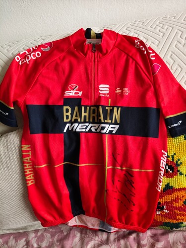 Maglia ciclismo firmata