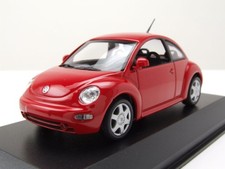 VW New Beetle Maggiolino 1998 Rosso Modellino Auto 1:43 Maxichamps