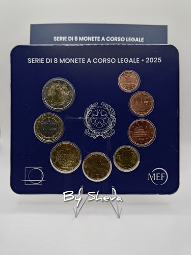 Italia 2025 euro serie zecca - italia,