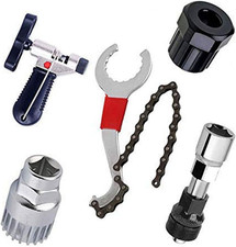 Kit Attrezzi Bici per La Riparazione, Kit Manutenzione Bici Contiene Estrattore 
