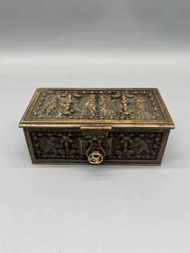 Scatola portagioie ottone - portagioie,