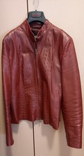 Giacca di pelle Donna Bordeaux in buone condizioni.