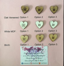 "Bottoni Cuore Personalizzati