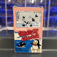 CASIO Penguin Junior Handheld LCD CG-82 Game Watch Schiacciapensieri