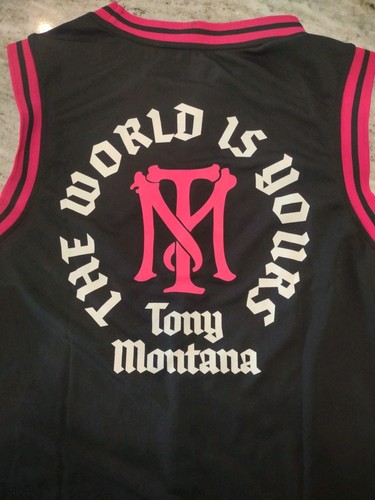 Maglia basket scarface world - -,