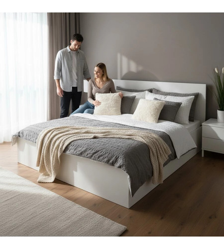 Letto matrimoniale contenitore