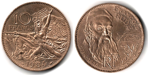 Francia francs 1984 - 10, francs,