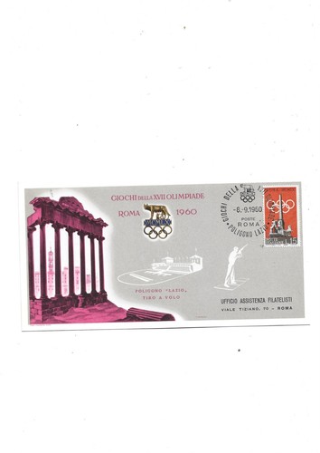 Olimpiadi roma 1960 cartolina - olimpiadi,
