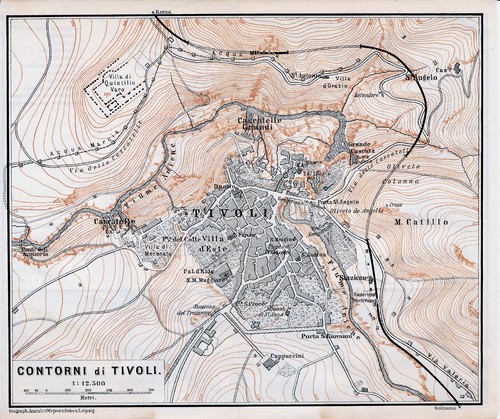 Tivoli contorni villa - +,