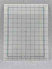 Schermo di messa a fuoco 4x5 (10.2x12.7 cm) per banco ottico - griglia