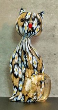 Statuina gatto vintage in
