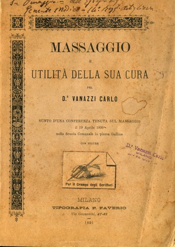 Libro antico massaggio e - libro,