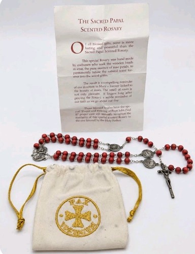 Sacro rosario papale profumato - rosario,