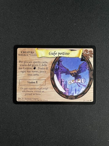 Carte harry potter tcg gufo - carte,